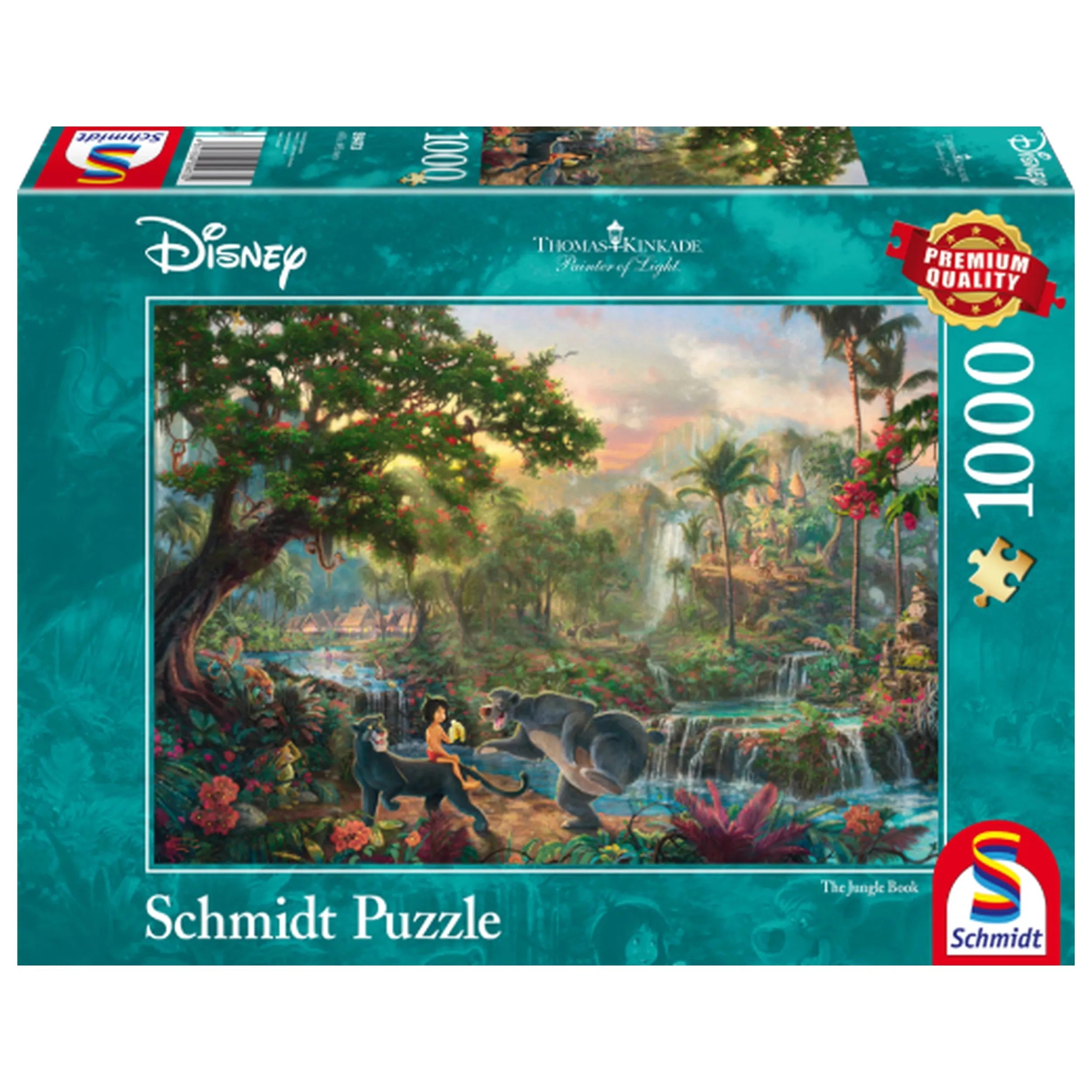Schmidt Spiele - Disney El Libro de la Selva 1000 Pzs - Rompecabezas