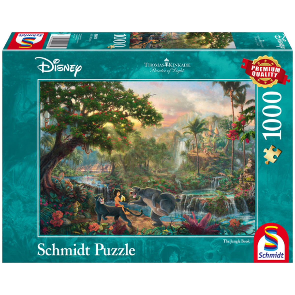Schmidt Spiele - Disney El Libro de la Selva 1000 Pzs - Rompecabezas
