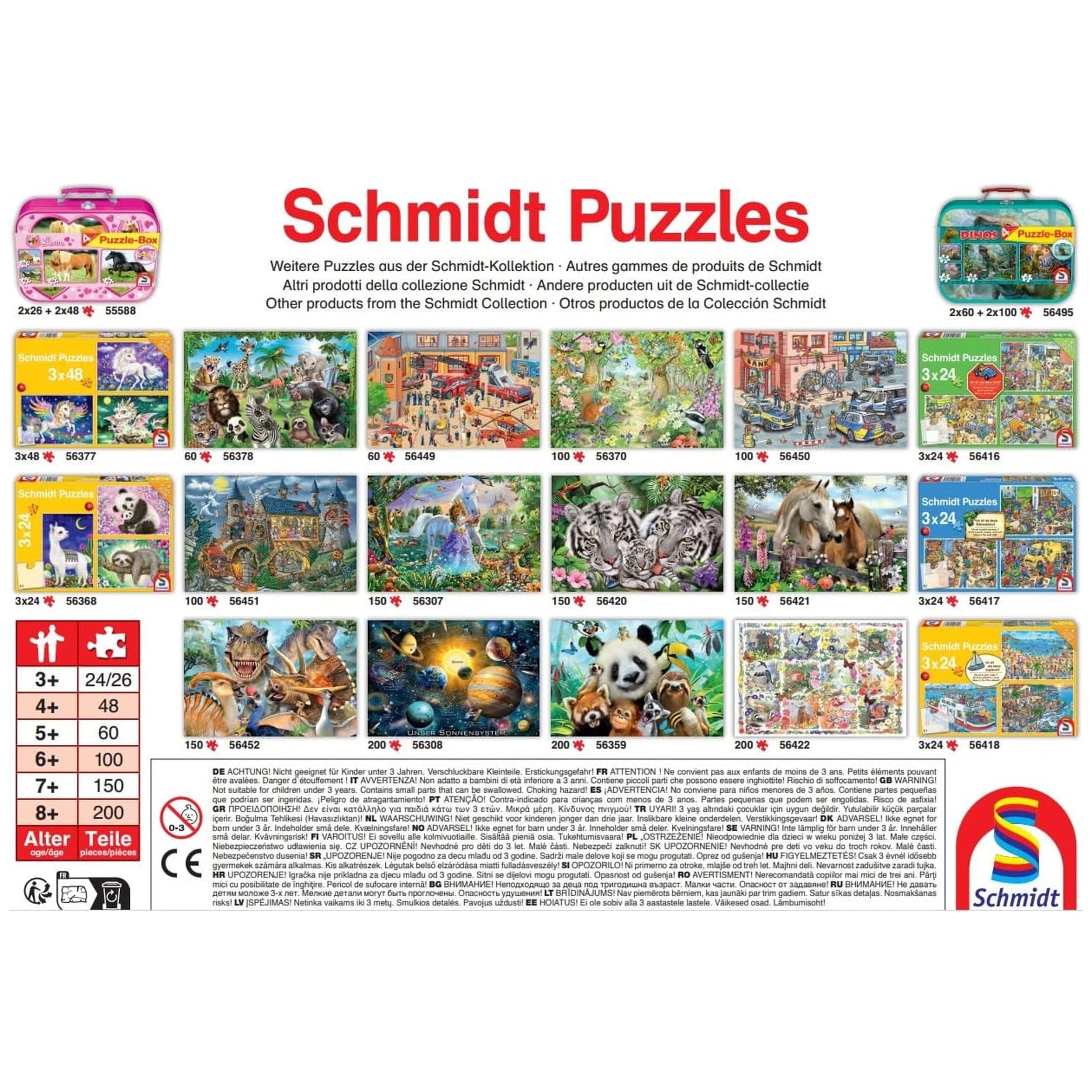 Schmidt Spiele - Excavadora 40 Pzs y Siku Vehículo de Juego - Rompecabezas