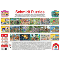 Schmidt Spiele - Excavadora 40 Pzs y Siku Vehículo de Juego - Rompecabezas