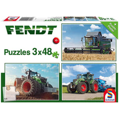 Schmidt Spiele - Fendt 1050 Vario / 724 Vario / 6275L 48 Piezas - Rompecabezas