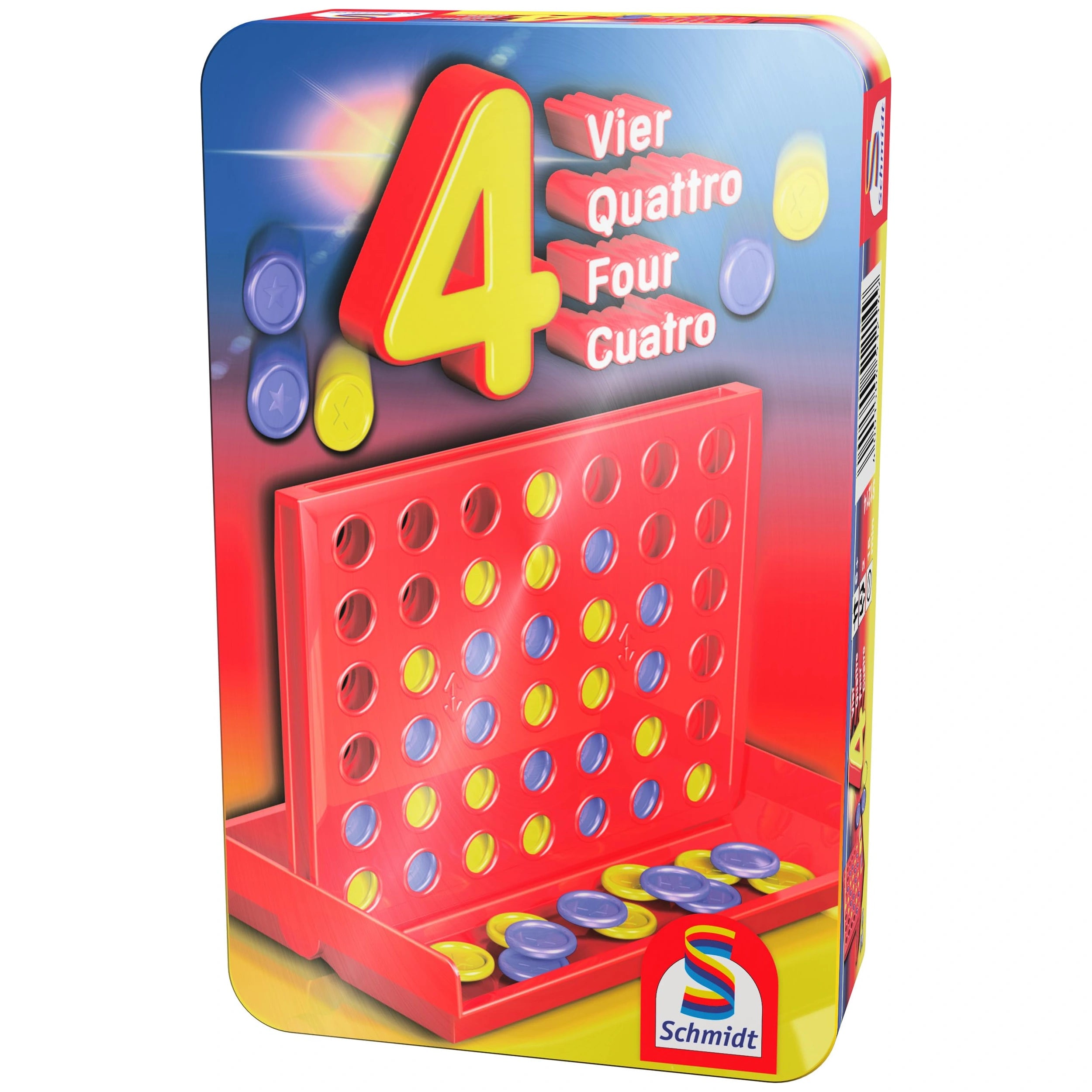 Schmidt Spiele - Four - Juegos de mesa de viaje para niños