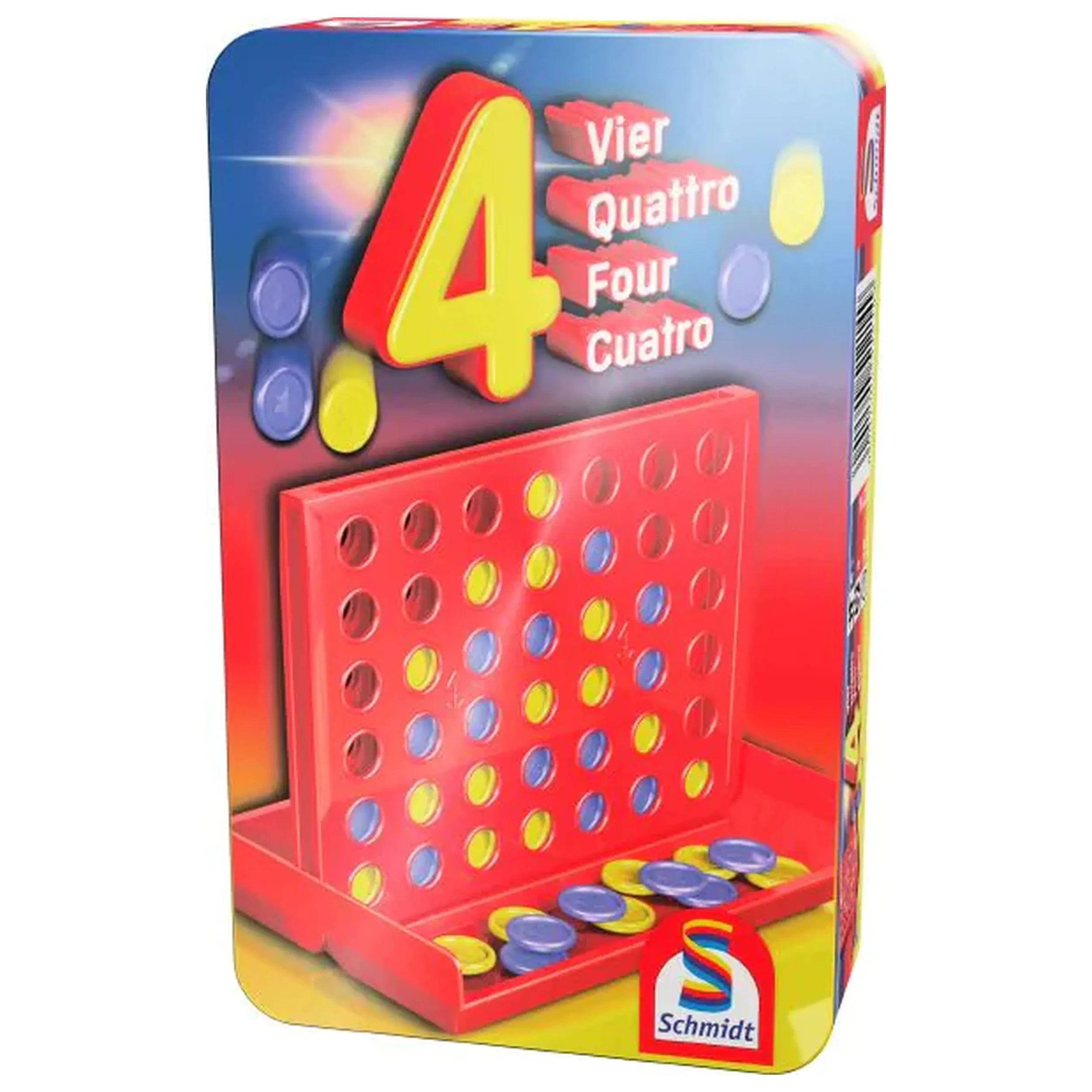 Schmidt Spiele - Four - Juegos de mesa de viaje para niños