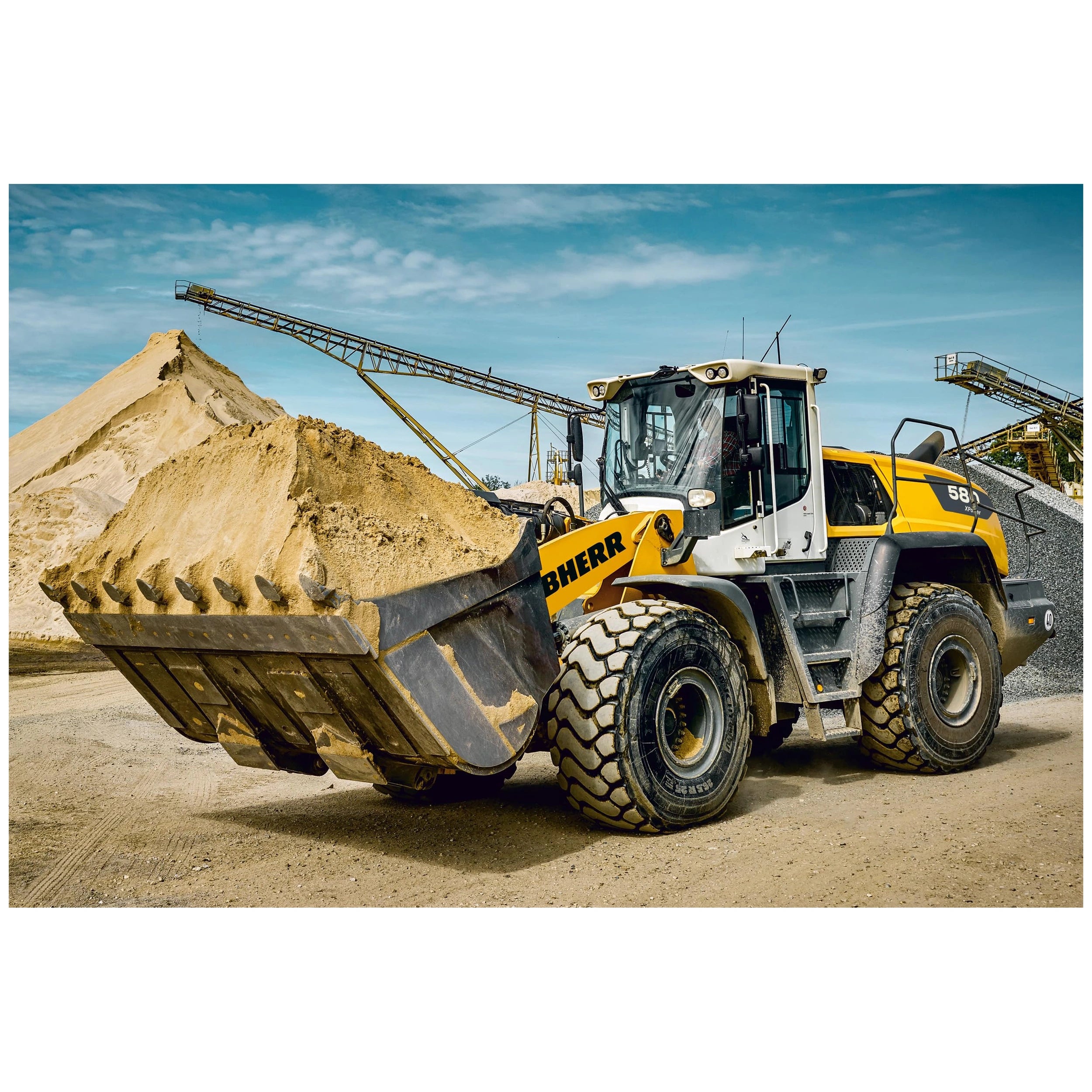 Schmidt Spiele - Cargadora de Ruedas L580 200 Pzs - Rompecabezas