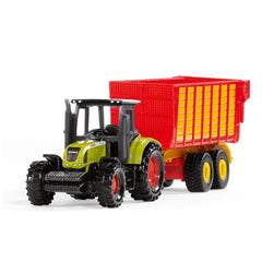 Siku - Tractor Claas con remolque de silo - Vehículos de juego