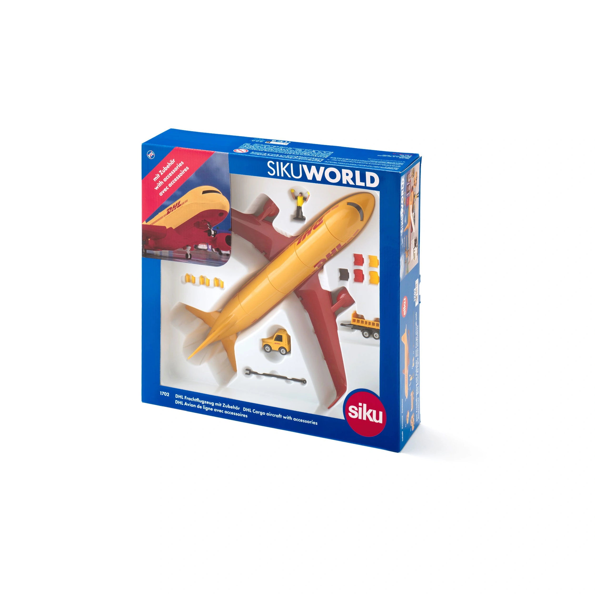 Siku - DHL cargo aircraft with accessories - Toy Playsets