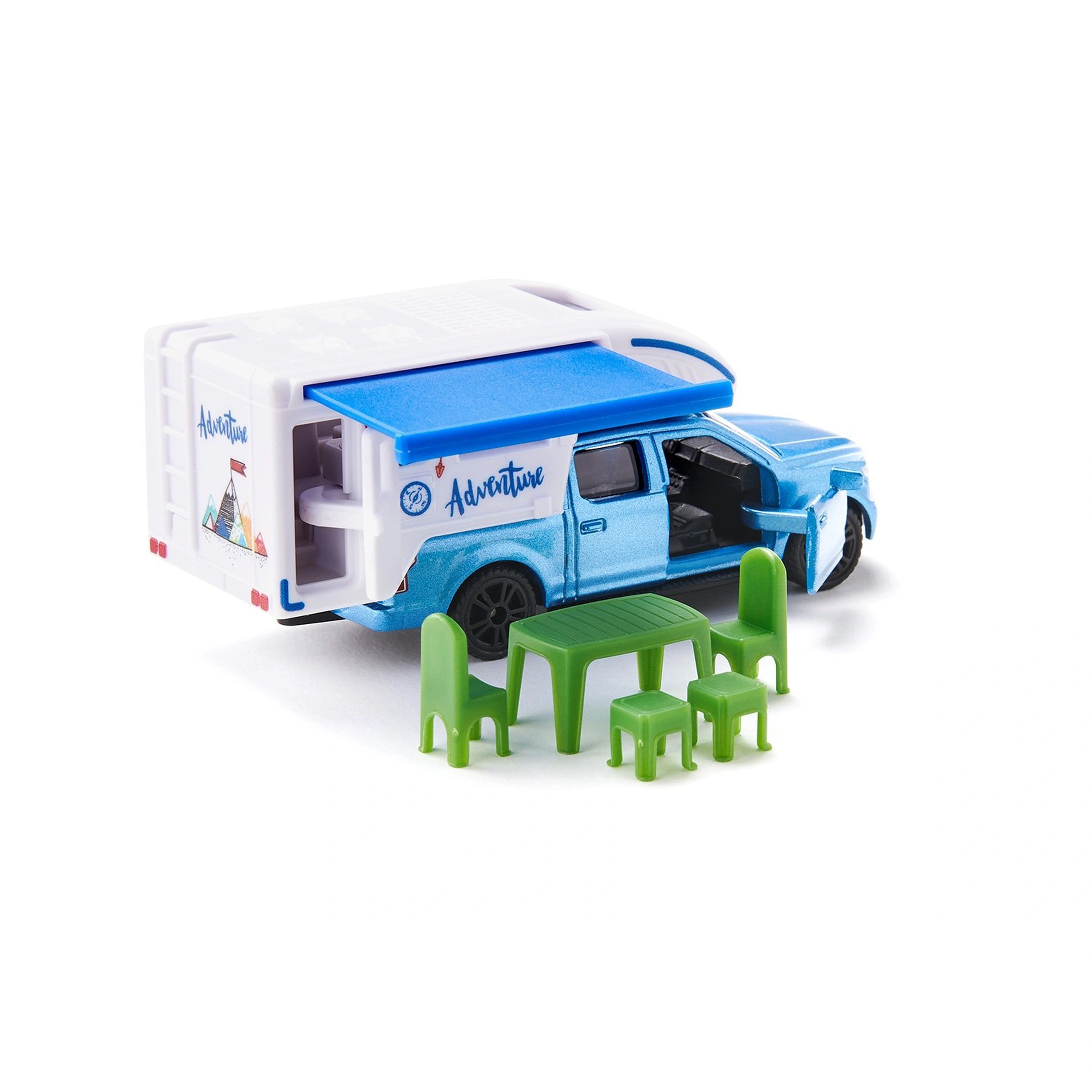 Siku - Ford F150 Camper de Pick-Up - Vehículos de Juego