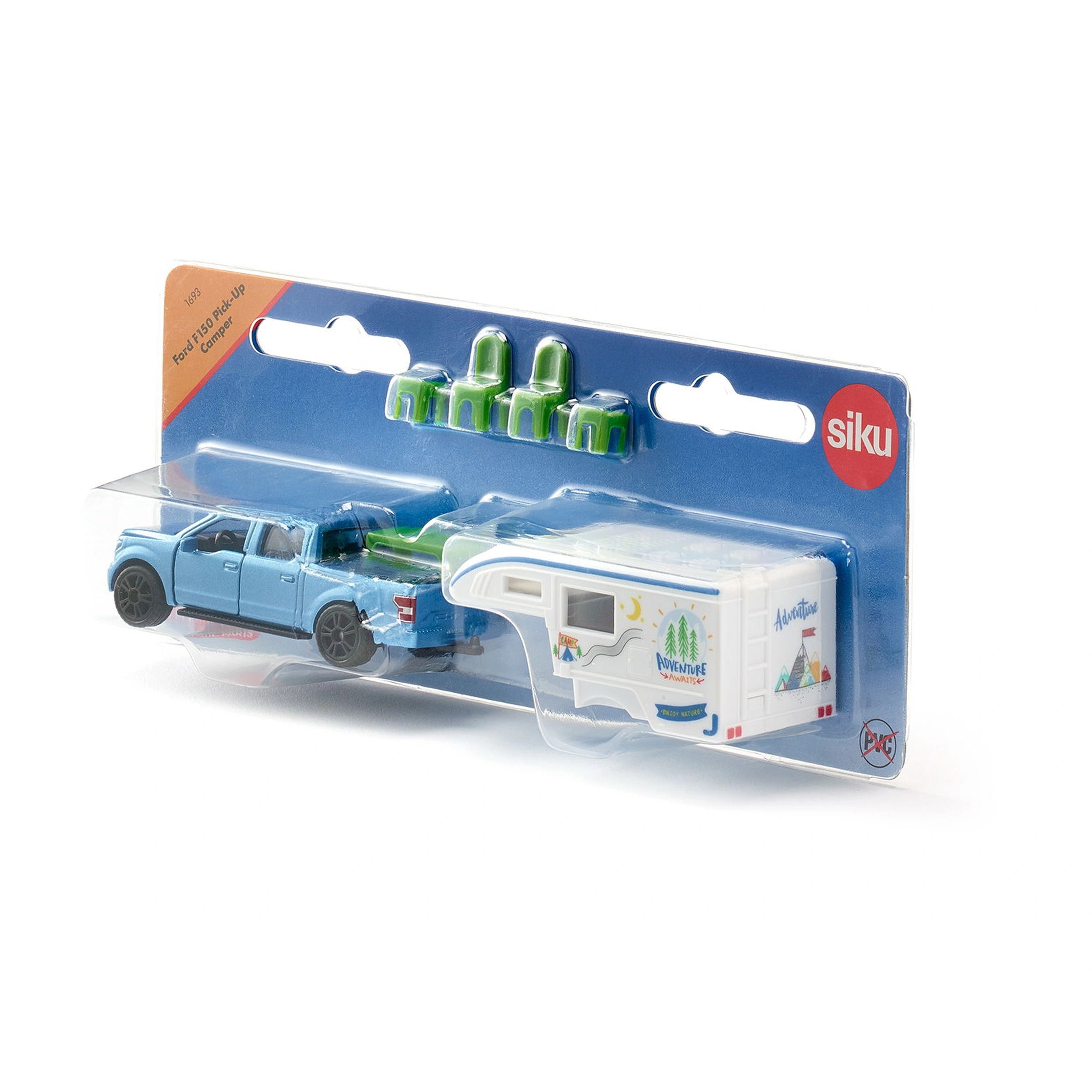 Siku - Ford F150 Camper de Pick-Up - Vehículos de Juego