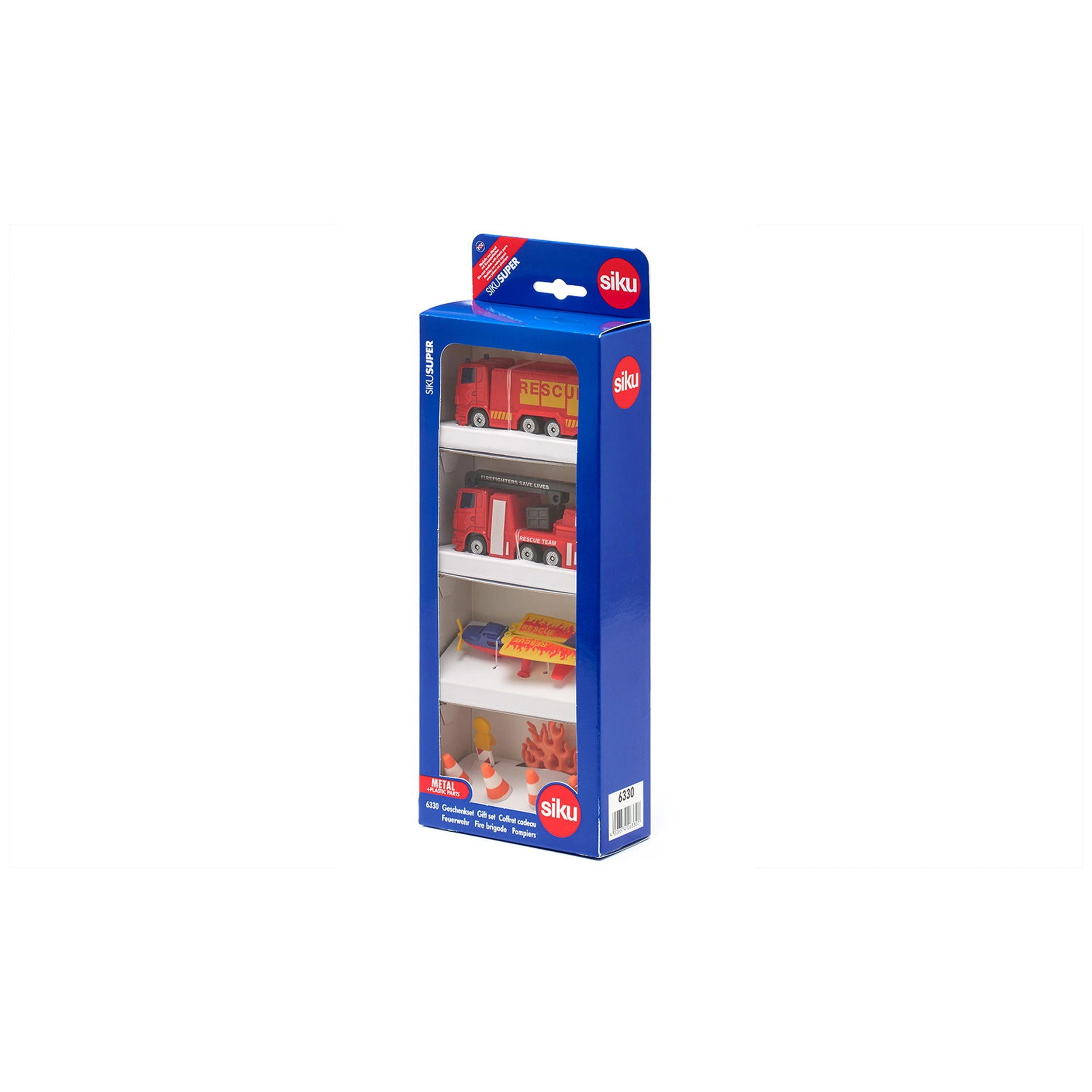 Siku - Set de regalo Bomberos - Vehículos de juego