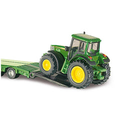 Siku - Remolque de bajo perfil con tractores John Deere - Vehículos de juego
