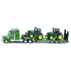Siku - Remolque de bajo perfil con tractores John Deere - Vehículos de juego