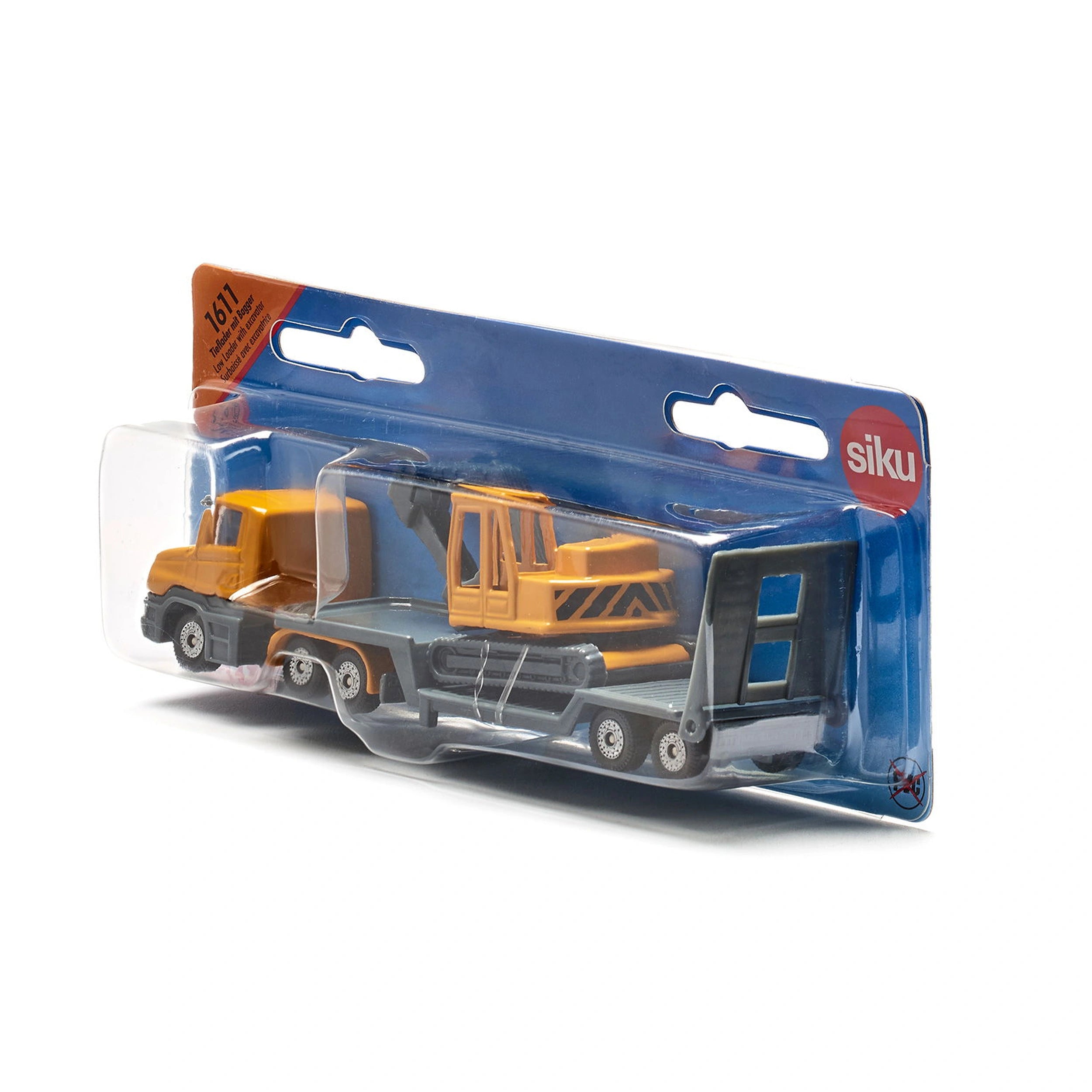 Siku - Low loader with excavator - Play Vehicles