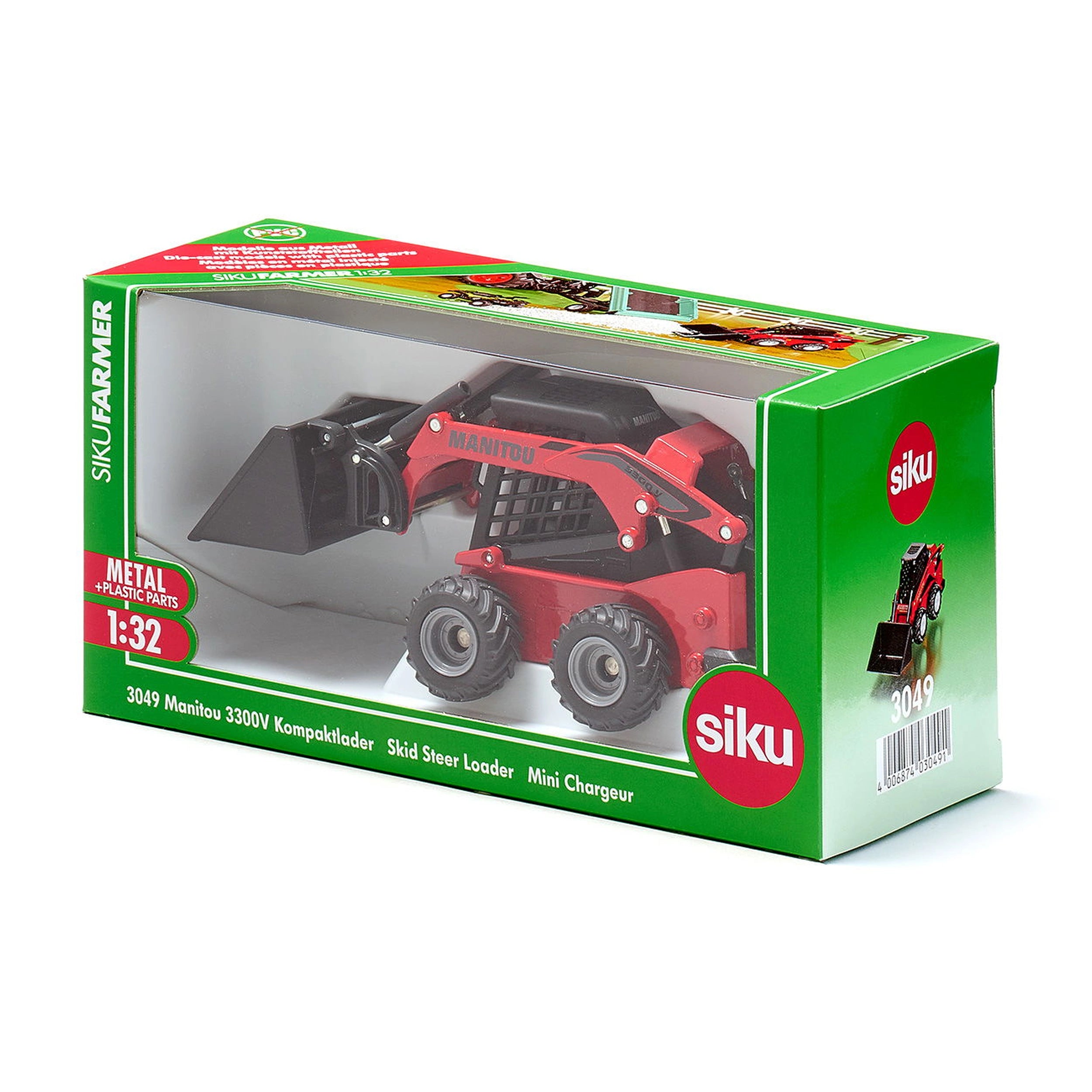 Siku - Cargadora de orugas Manitou 3300V - Vehículos de juego