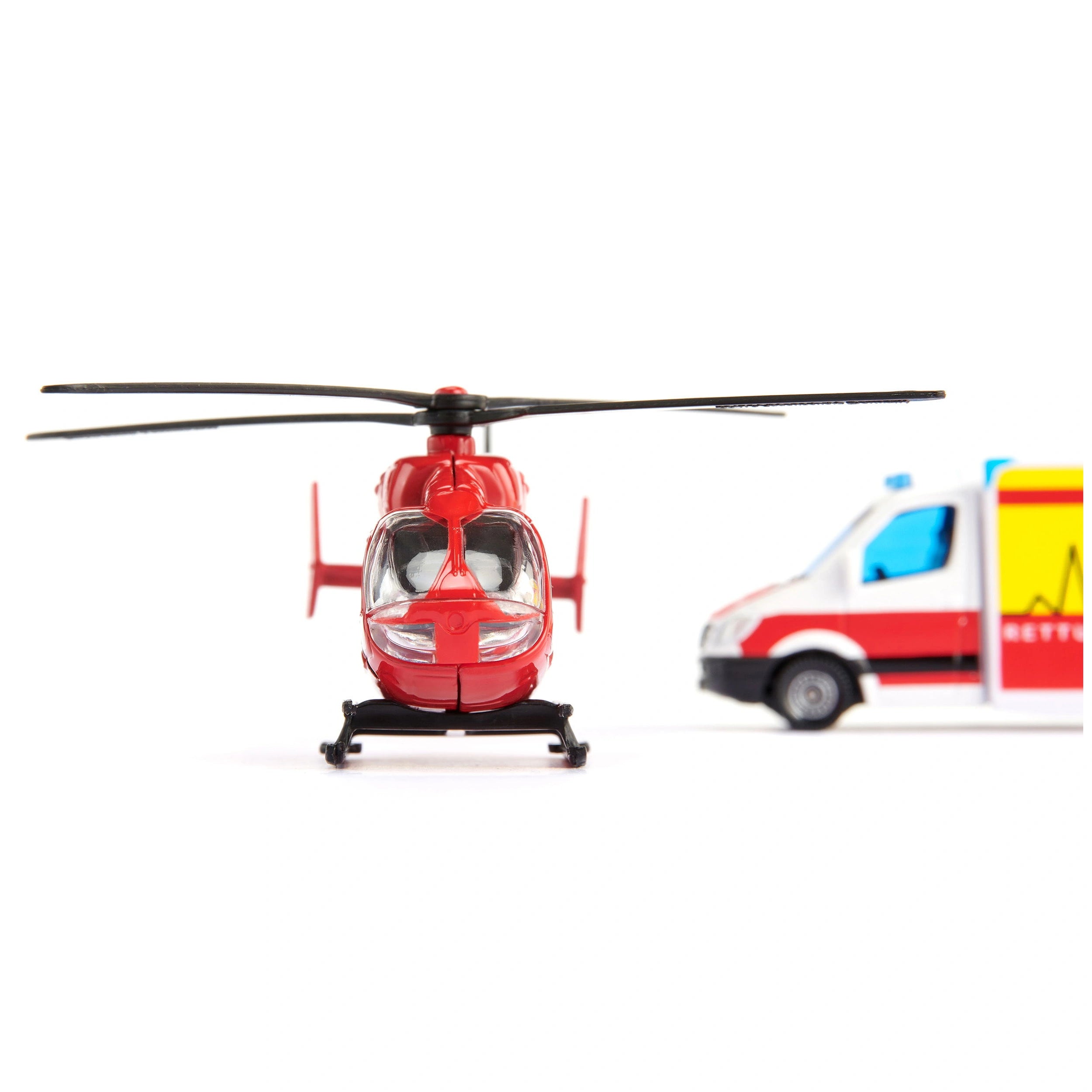 Siku - Ambulancia y helicóptero Mercedes-Benz - Vehículos de juego