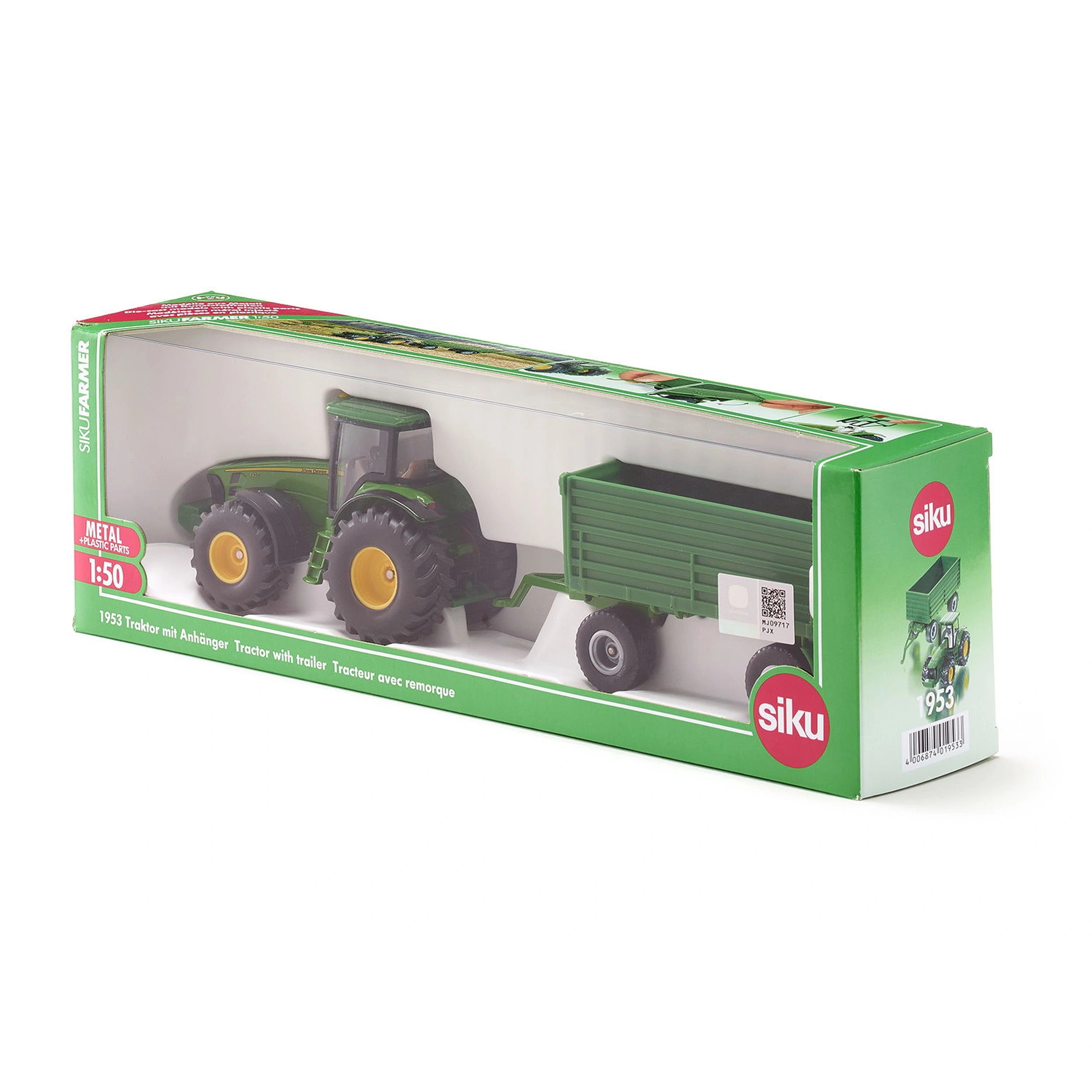 Siku - Tractor con remolque - Vehículos de juego