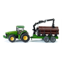 Siku - Tractor con remolque forestal - Vehículos de juego