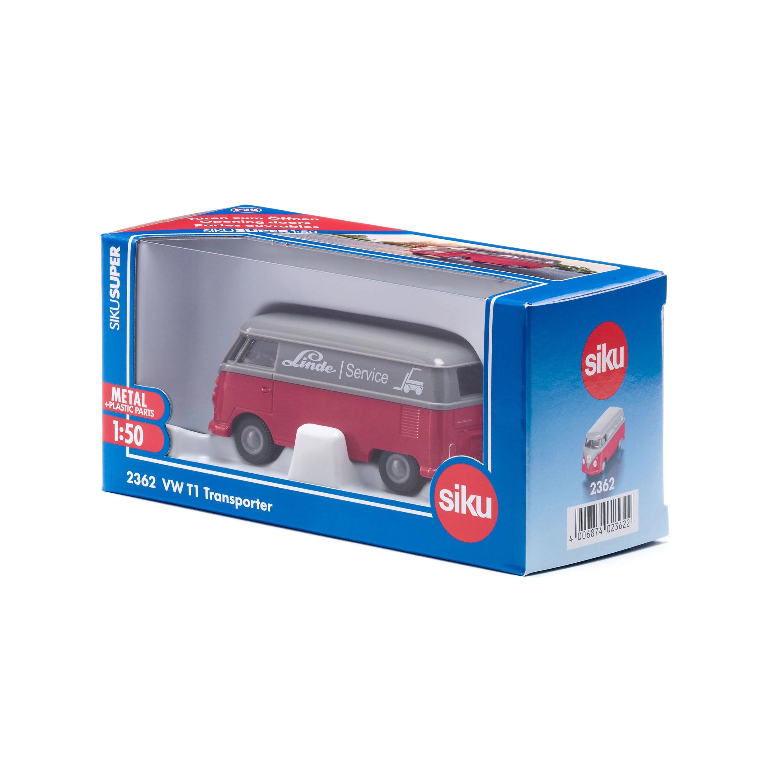 Siku - Volkswagen T1 Transporter - Vehículos de Juego