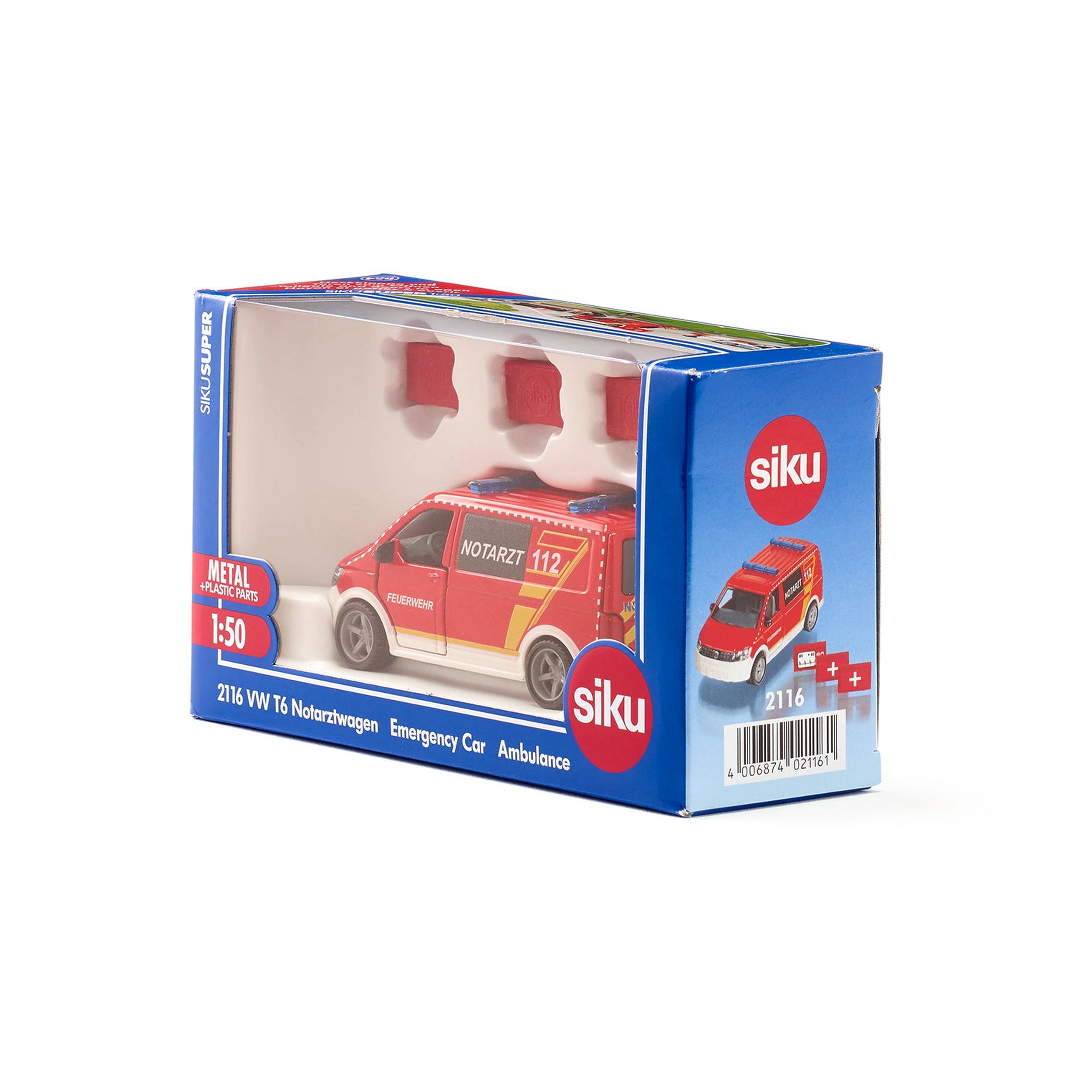 Siku - Volkswagen T6 Coche de Emergencia - Juegos de Juguete