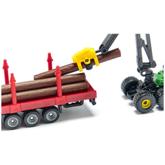 Siku - Transportador de troncos Volvo - Vehículos de juego