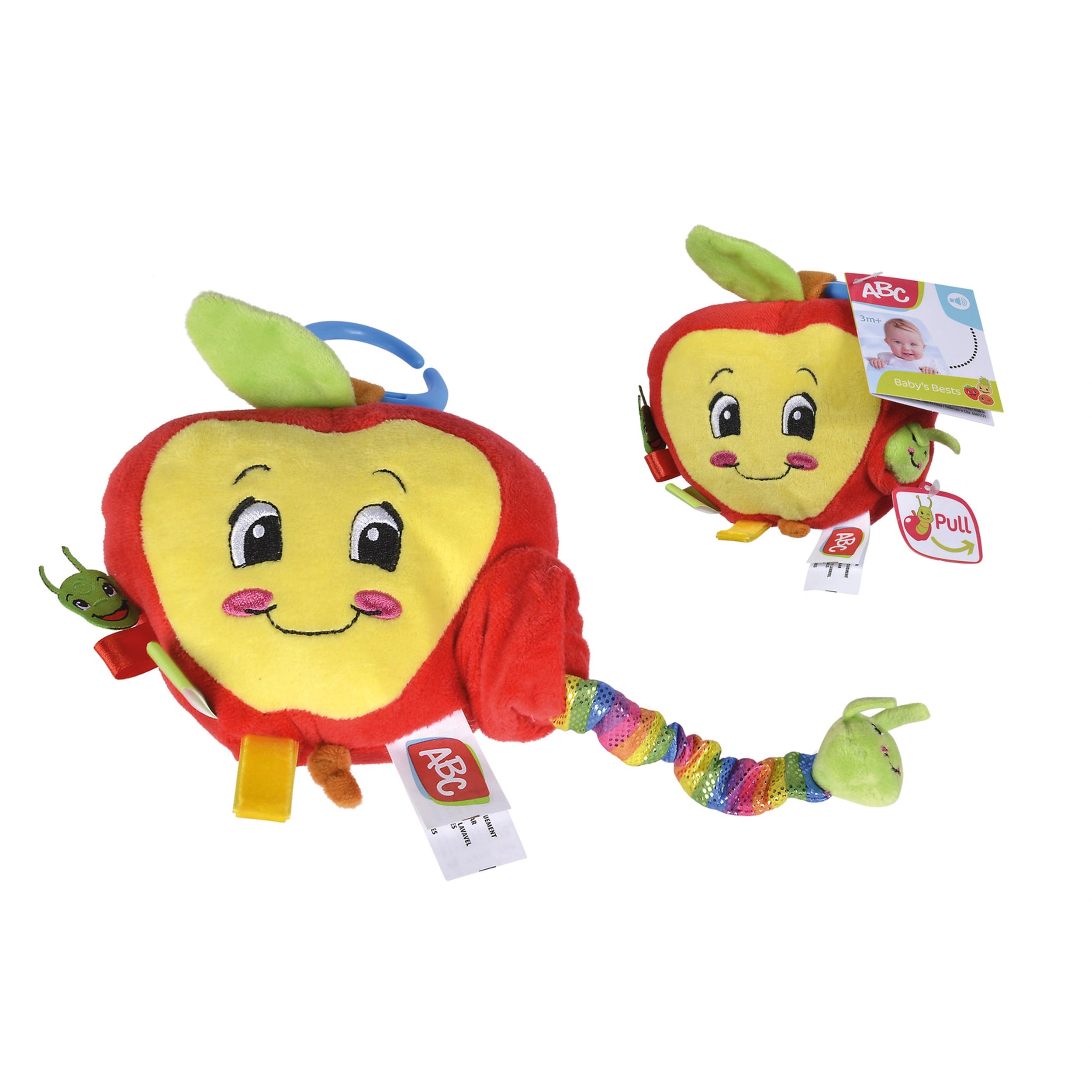 Simba - ABC Activities Apple with Caterpillar Cuddle - Baby Activity Toys