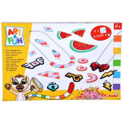Simba - Art & Fun Mini Iron-On Beads Necklace Earring Set - Arts & Crafts