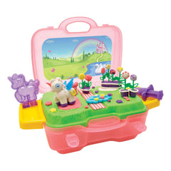Simba - Art & Fun Unicorn Clay Set in Suitcase - Clay & Modeling Dough
