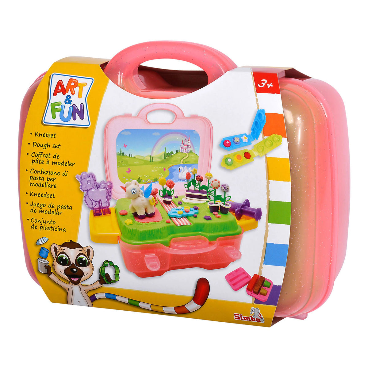Simba - Art & Fun Unicorn Clay Set in Suitcase - Clay & Modeling Dough