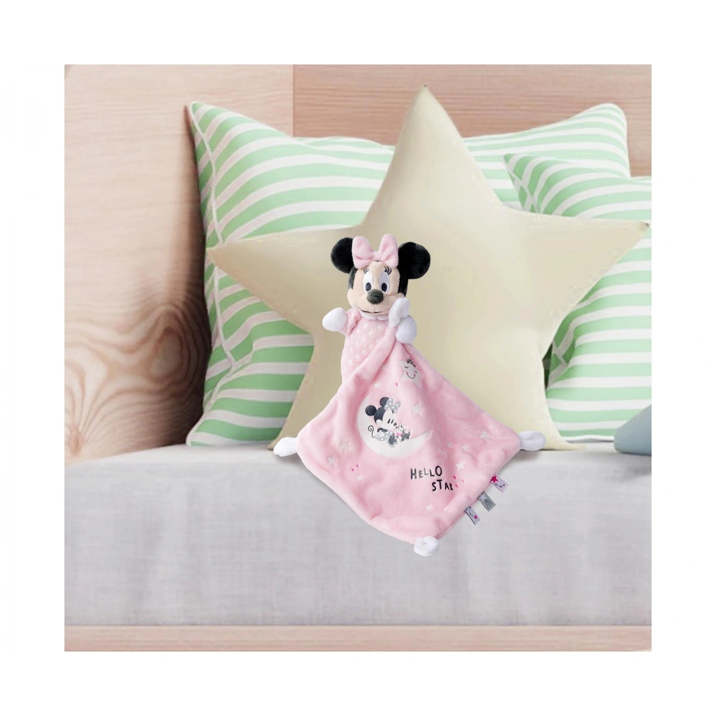 Simba - Disney Minnie Glow in the Dark Doudou Starry Cuddle Cloth - Stuffed Animals