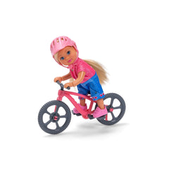 Simba - Muñecas - Evi Love Bicicleta de montaña - Casco rosa - 3 Años