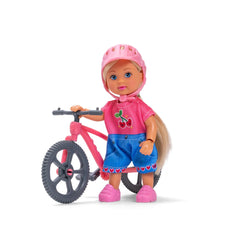 Simba - Muñecas - Evi Love Bicicleta de montaña - Casco rosa - 3 Años