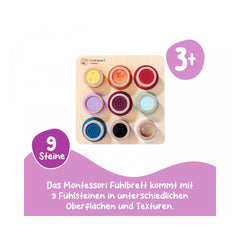 Simba - Juguetes educativos - Tabla sensorial Eichhorn Montessori - Madera - 3 Años