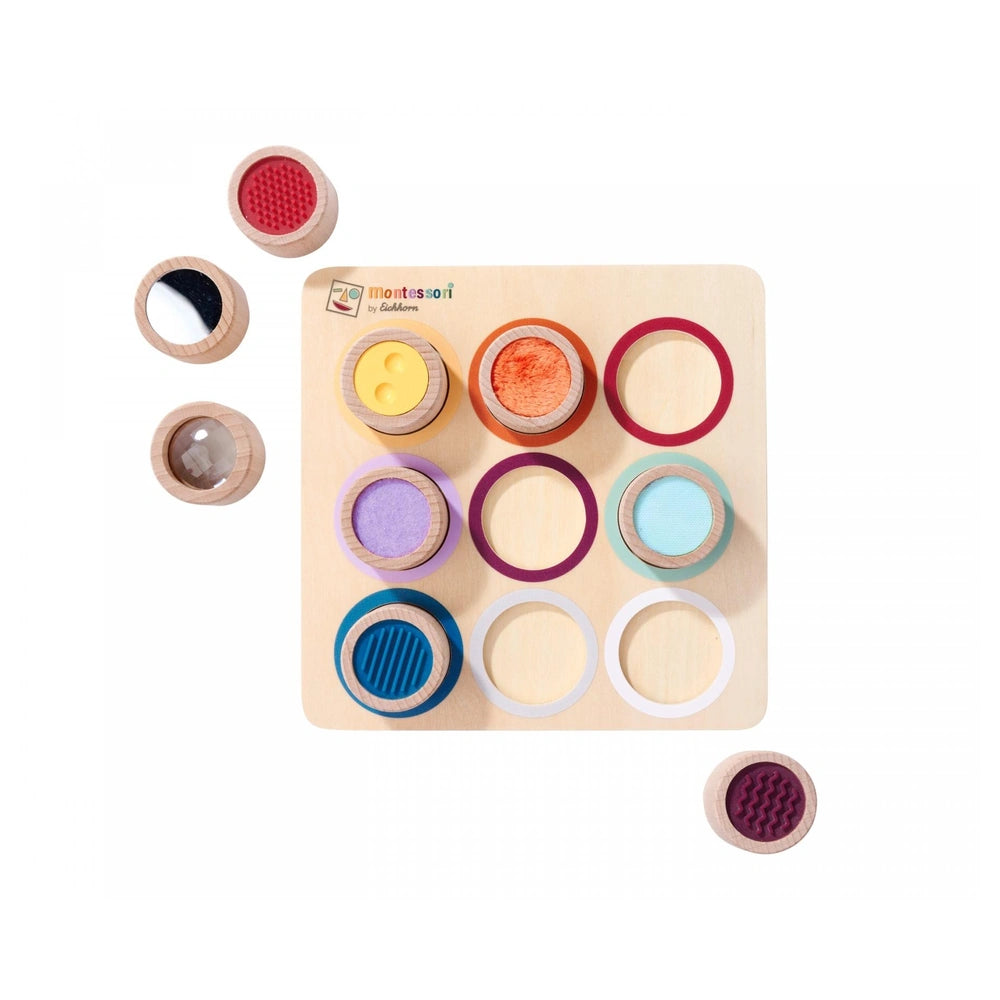 Simba - Juguetes educativos - Tabla sensorial Eichhorn Montessori - Madera - 3 Años