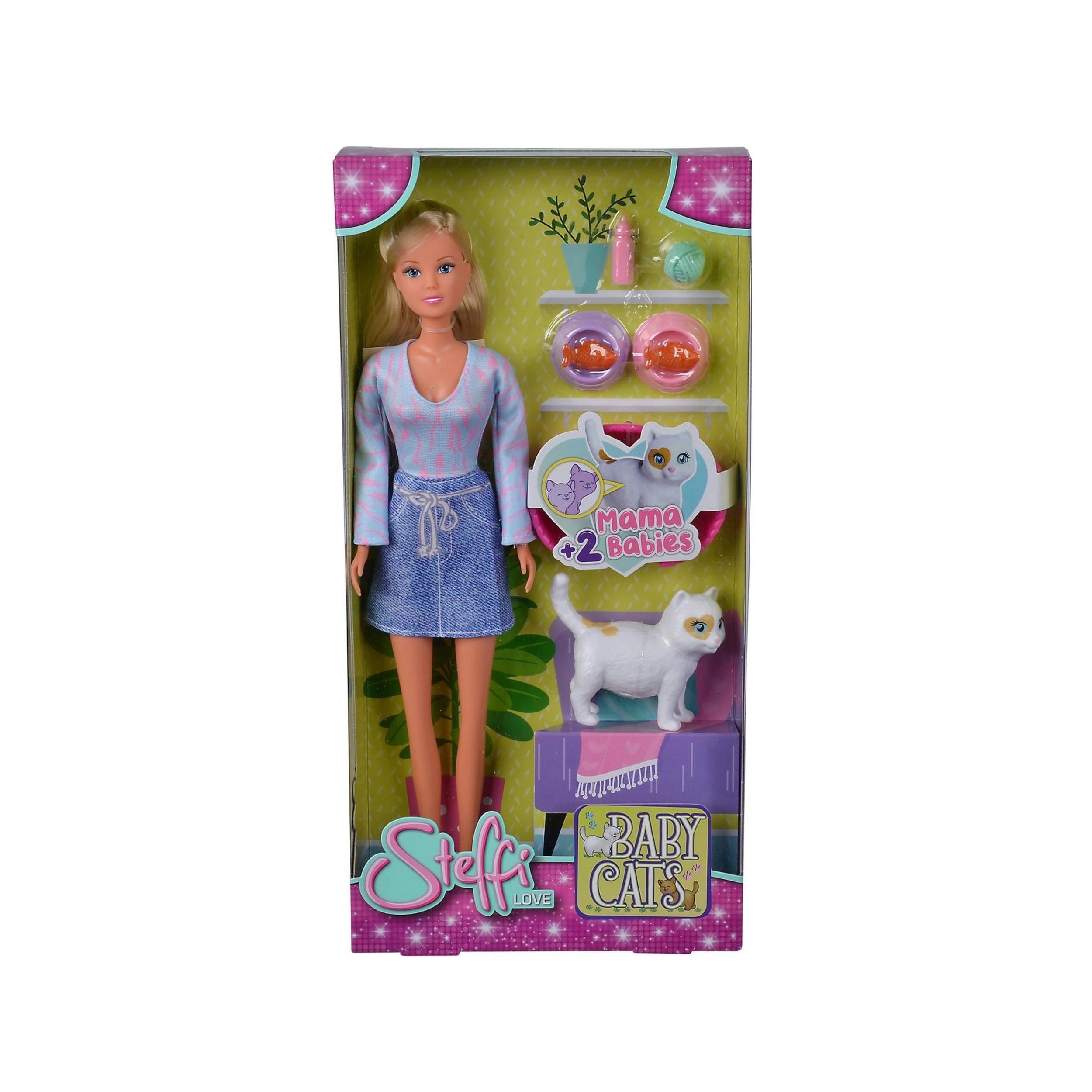 Simba - Steffi LOVE Gatos Bebés - Muñecas, Juegos de Juego y Figuras de Juguete