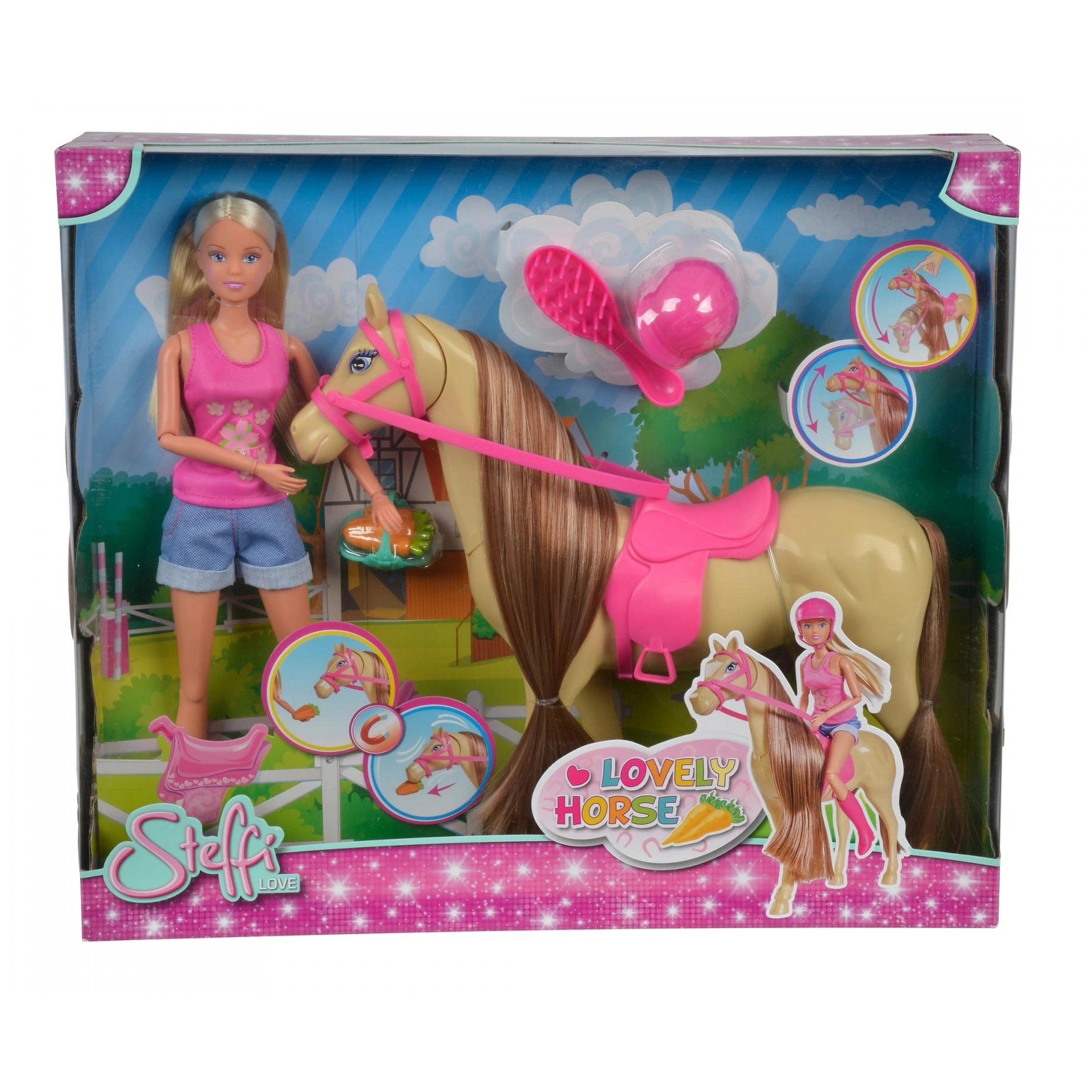 Simba - Steffi LOVE Lovely Horse - Dolls, Playsets & Toy Figures