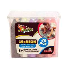 SIMBA - Be Active 20 Neon Sidewalk Chalks - Arts & Crafts