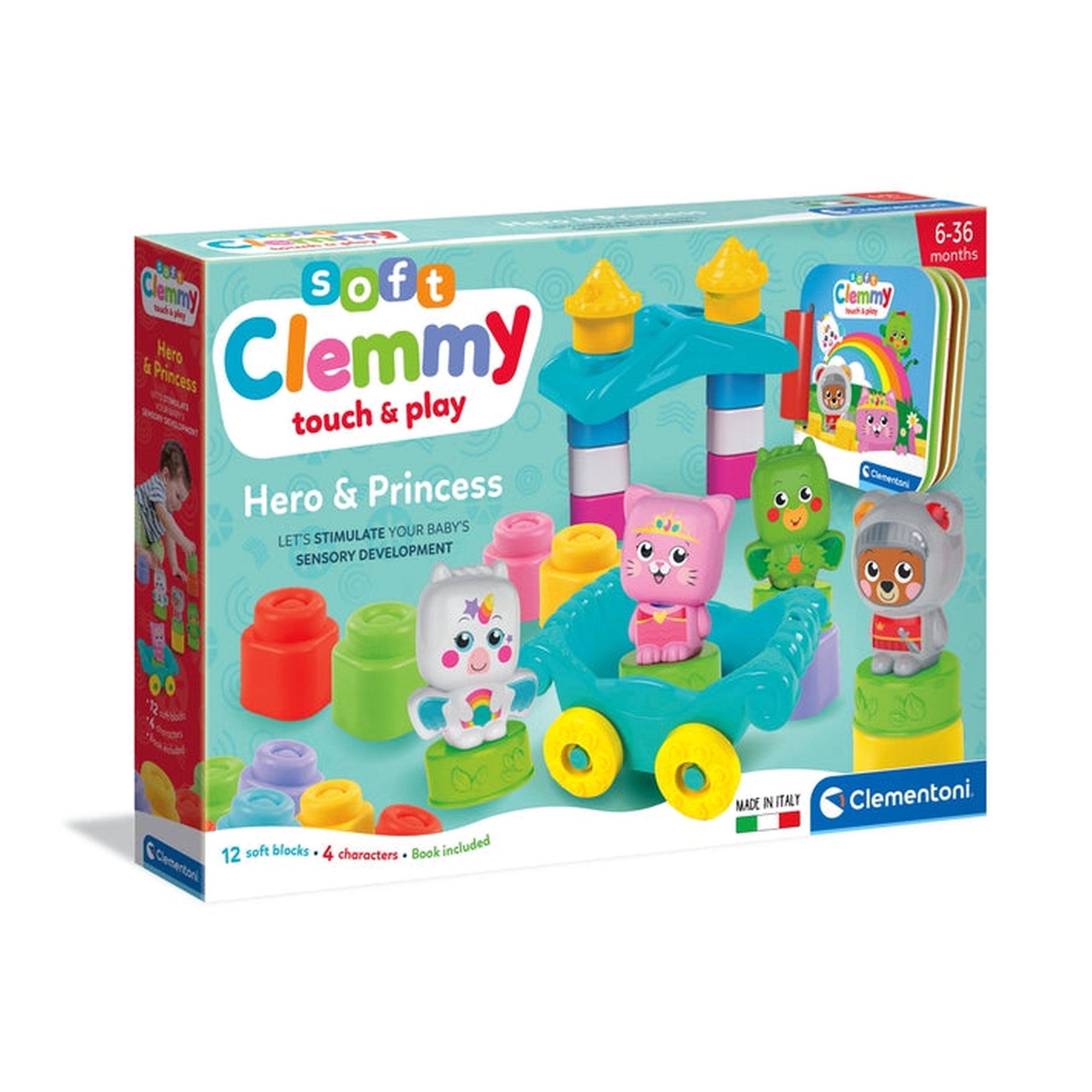 Soft Clemmy - Touch And Play Hero & Princess Baby Activity Toys