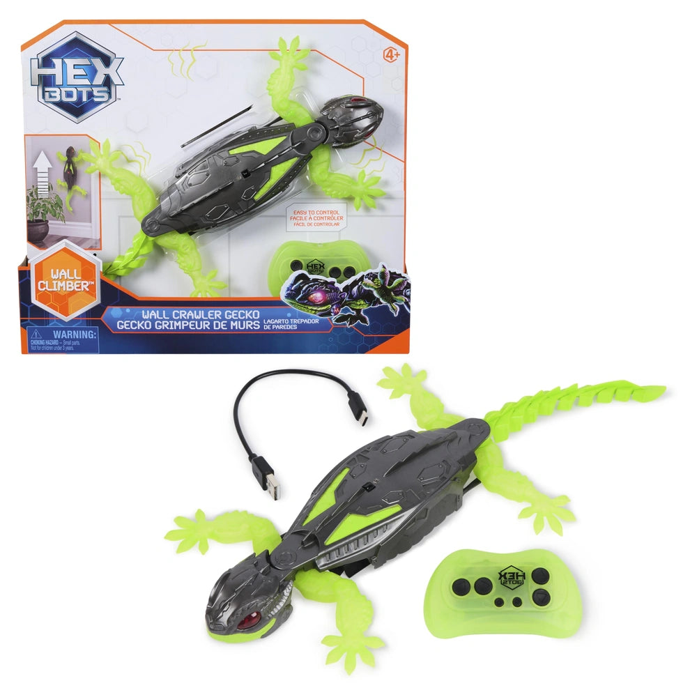 Spin Master - HEX BOTS - Juguetes Robóticos - 4 Años - Gecko Interactivo - 58102122