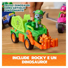 PAW Patrol Dino Movie – Rocky y camión de reciclaje