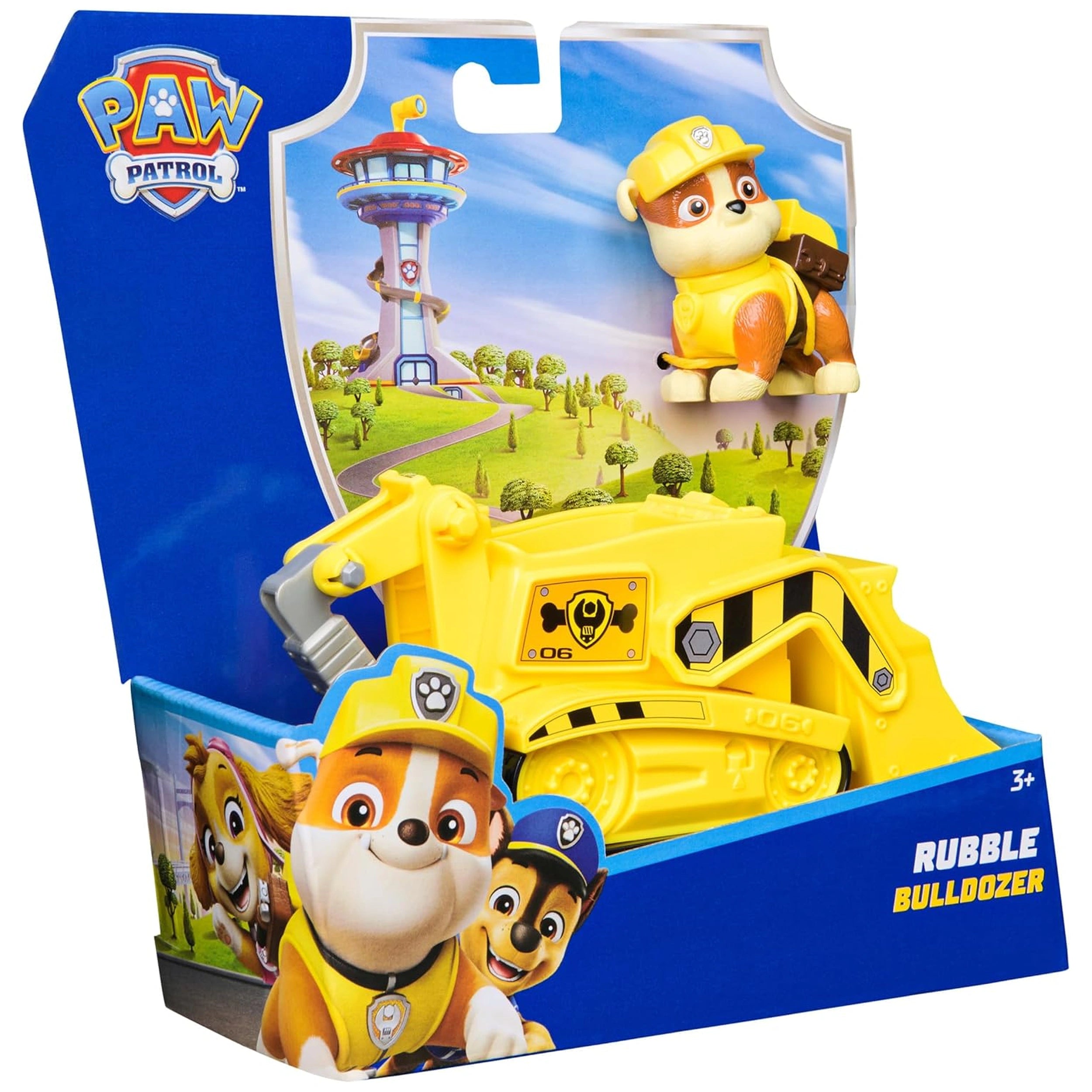 Spin Master - Paw Patrol - Rubble Bulldozer with action figure and play vehicle