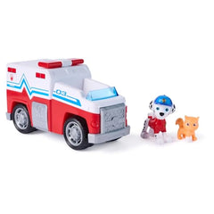 PAW Patrol Search & Rescue – Marshall y camión de bomberos de retrofricción