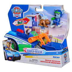 PAW Patrol Search & Rescue – Rocky – Pull-back recycling truck