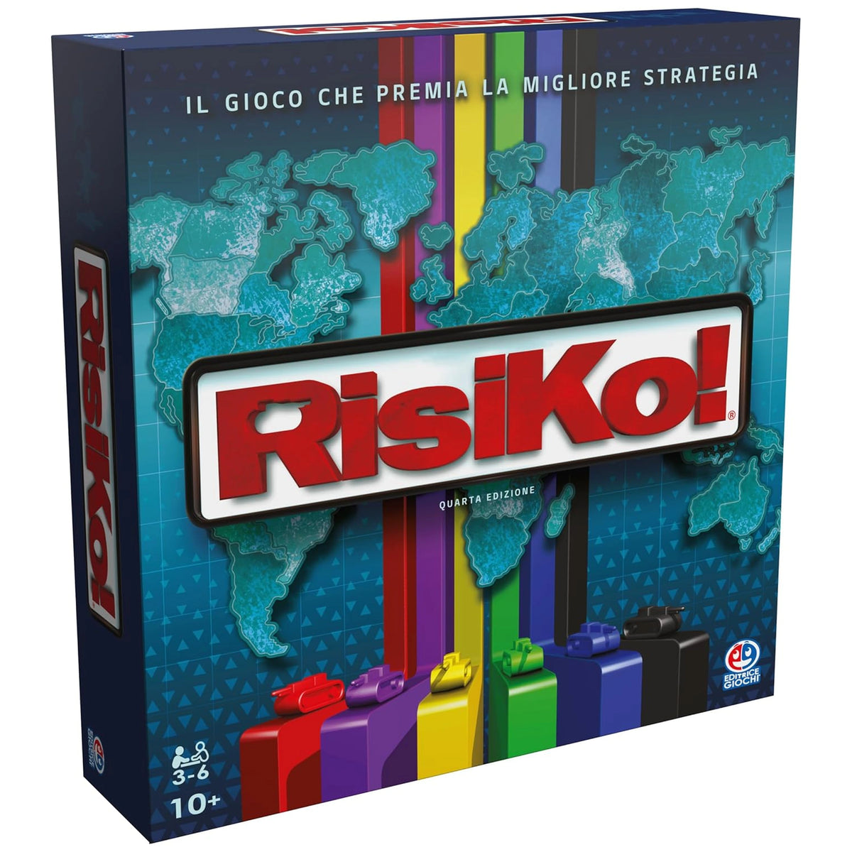 Spin Master - Juego de Mesa Risiko - Edición Italiana