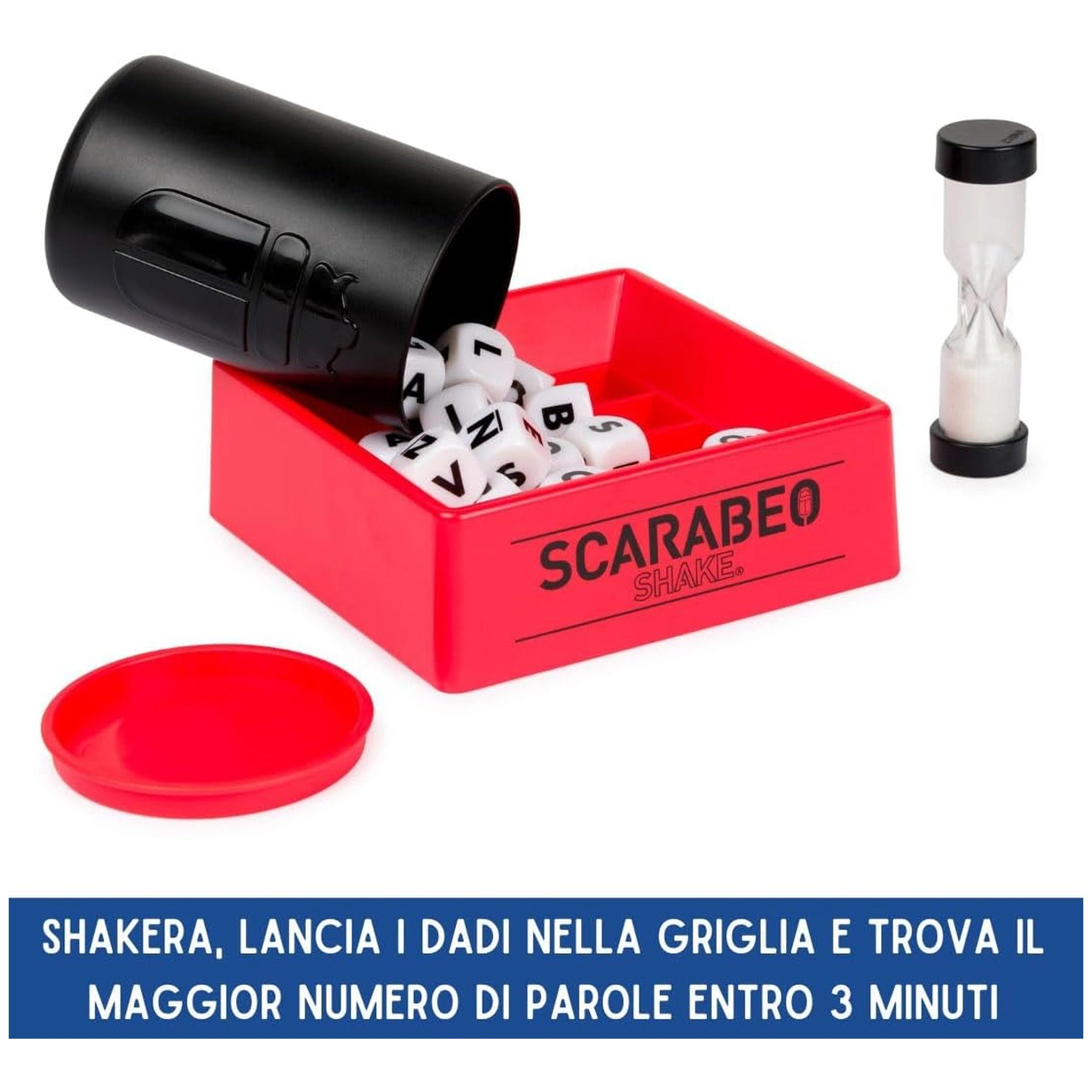 Spin Master - Scarabeo Shake Board Game Set - Italian Edition