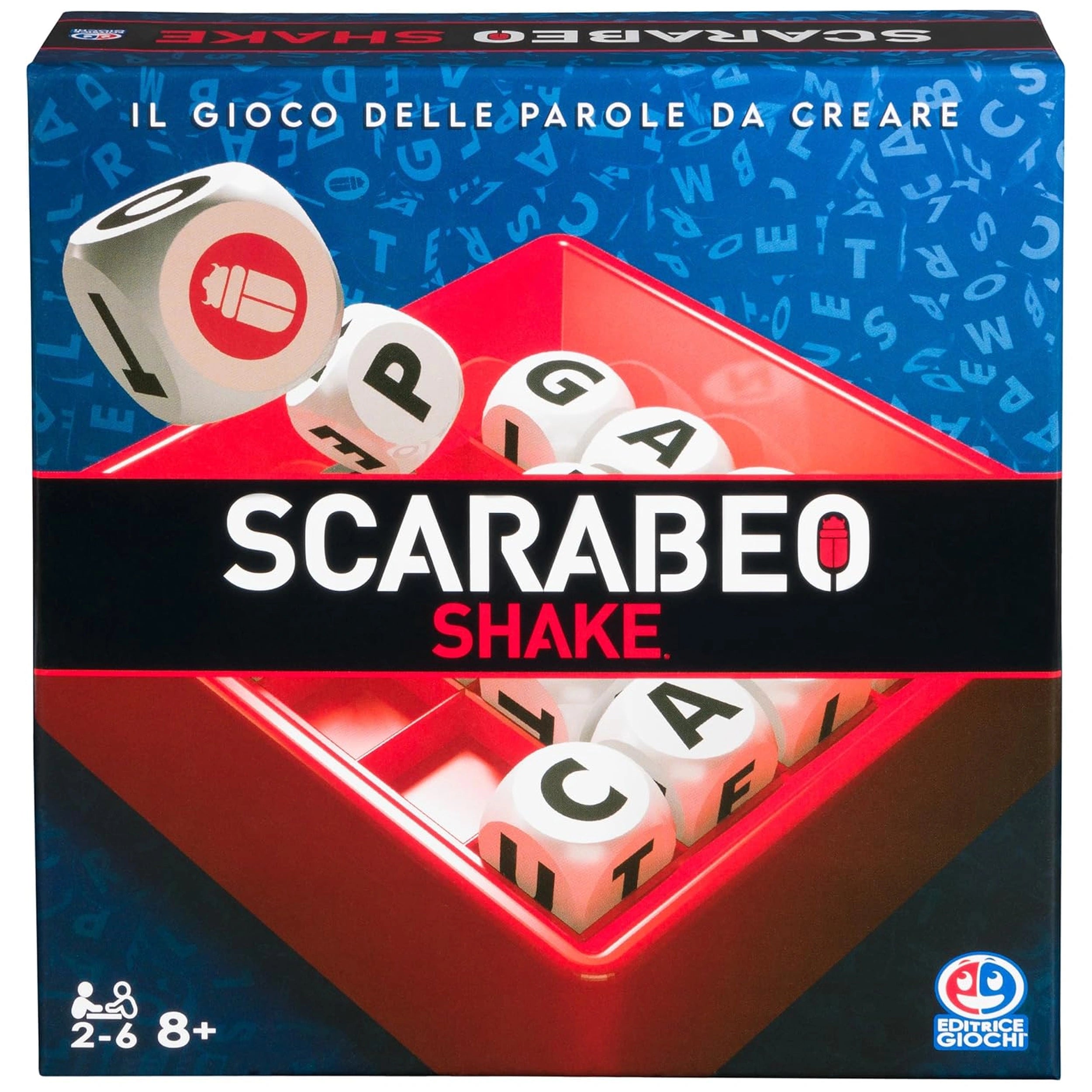 Spin Master - Scarabeo Shake Board Game Set - Italian Edition