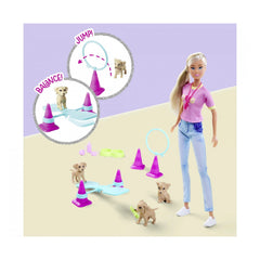 Steffi-Love - Juego de Entrenador de Perros - Muñecas - Juegos de Muñecas - Figuras de Juguete