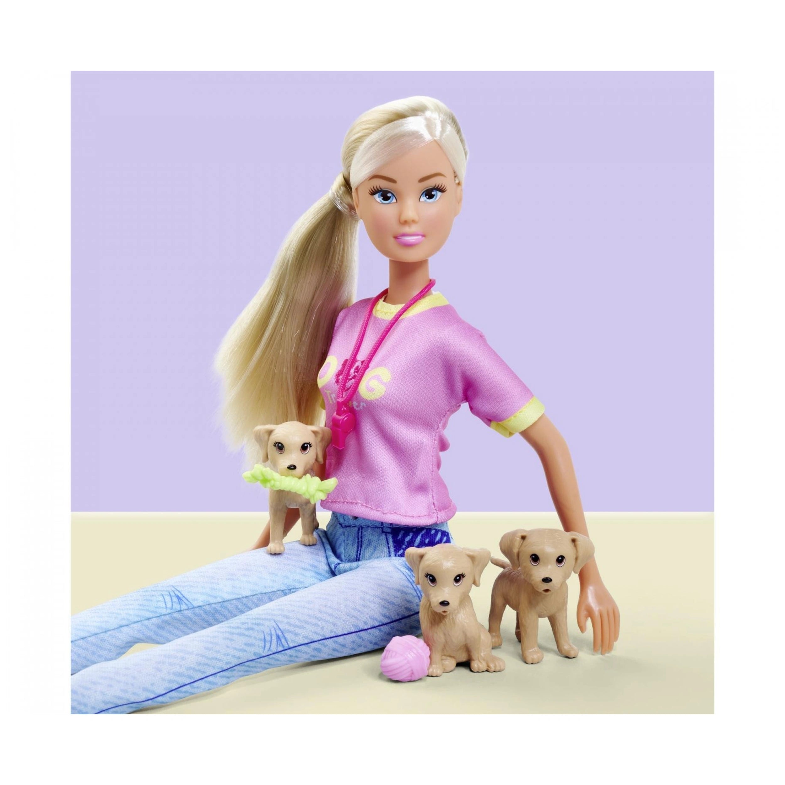 Steffi-Love - Juego de Entrenador de Perros - Muñecas - Juegos de Muñecas - Figuras de Juguete