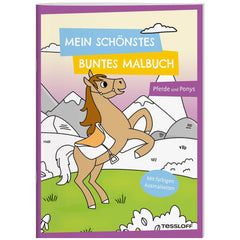 TESSLOFF - Mi libro de colorear más hermoso y colorido - Artes y manualidades - Edición en alemán