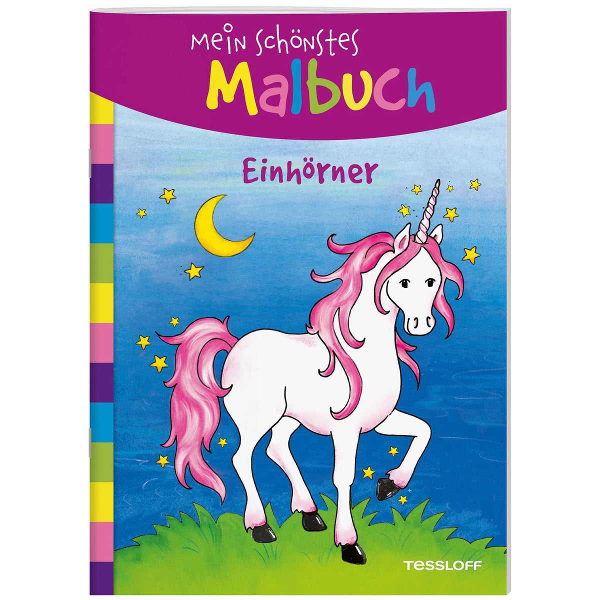 TESSLOFF - Mi libro para colorear más hermoso Unicornios - Artes y Manualidades - Edición Alemana