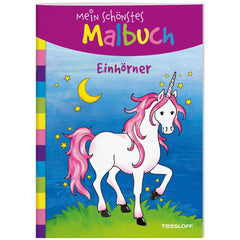 TESSLOFF - Mi libro para colorear más hermoso Unicornios - Artes y Manualidades - Edición Alemana
