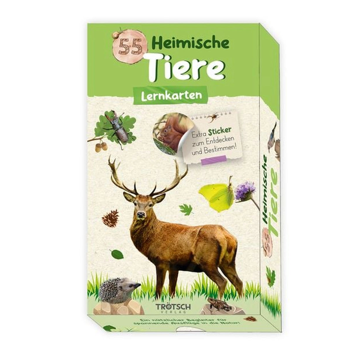 TROTSCH - Tarjetas de Aprendizaje Animales Nativos Libros - Edición Alemana